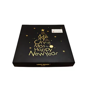 Chocolate Wrapping Customized Gift Box Gold Foil Paper Box