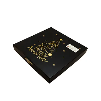 Chocolate Wrapping Customized Gift Box Gold Foil Paper Box