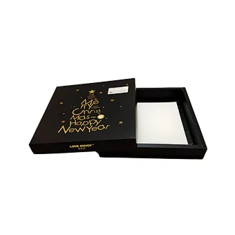 Chocolate Wrapping Customized Gift Box Gold Foil Paper Box